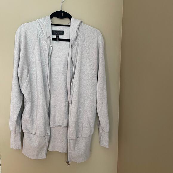 Victoria’s Secret Womens Small Full-Zip Oversized Hoodie Raglan Long Sleeve - Picture 3 of 8
